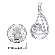 Peter Stone Golden Ratio Silver Pendant with Gemstone TPD6178