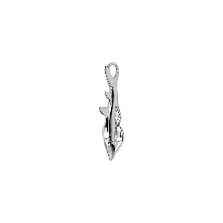 Guitar Shark Sterling Silver Hidden Bale Pendant by DiveSilver TPD6277