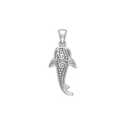 Small Oboriginal Whale Shark Silver Pendant By DiveSilver - Wholesale Jewelry