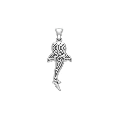 Large Oboriginal Whale Shark Silver Pendant By DiveSilver - Wholesale Jewelry