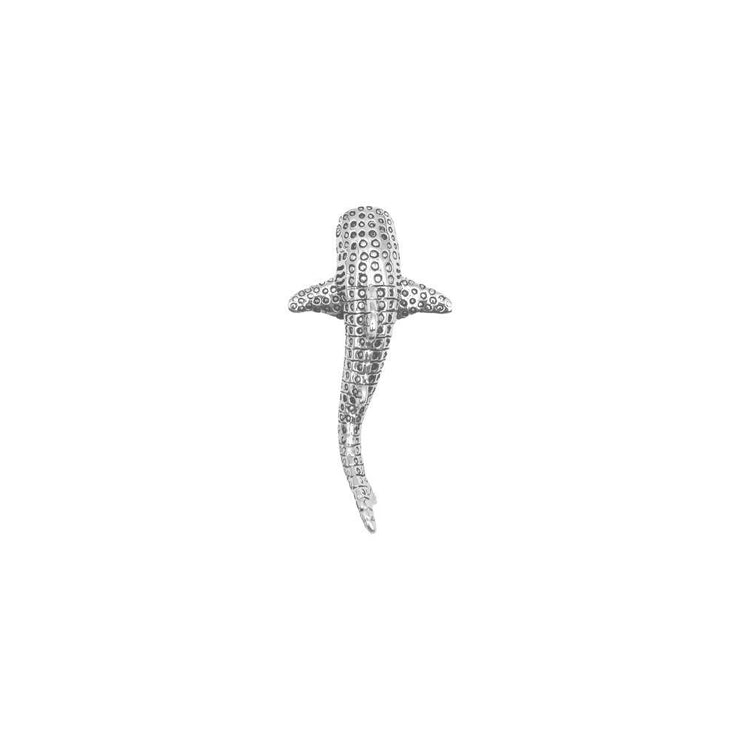 Whale Shark Sterling Silver Hidden Bale Pendant by DiveSilver TPD6296