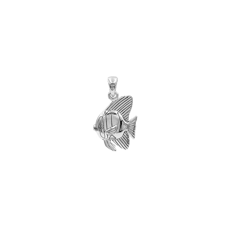 DiveSilver Tailfin Batfish Sterling Silver Pendant TPD6305