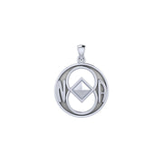 Peter Stone NA Recovery Sterling Silver Pendant TPD6342