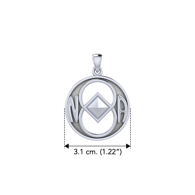 Peter Stone NA Recovery Sterling Silver Pendant TPD6342