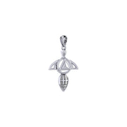 Goddess with AA Recovery Symbol Sterling Silver Pendant TPD6347