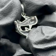 DiveSilver Double Whale Shark Sterling Silver Pendant TPD6351