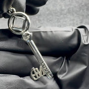 Peter Stone NA Recovery Key of Encouragement Sterling Silver Pendant TPD6359