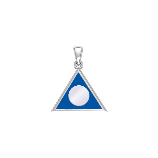 Al-Anon Sterling Silver Pendant with Blue Enamel TPD6413