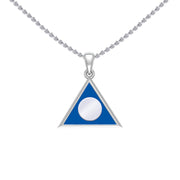 Al-Anon Sterling Silver Pendant with Blue Enamel TPD6413