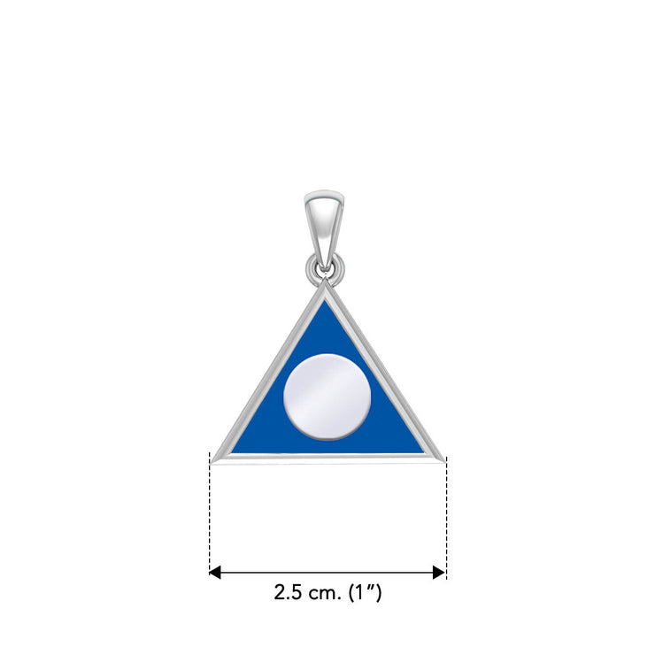 Al-Anon Sterling Silver Pendant with Blue Enamel TPD6413