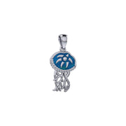 Jellyfish Sterling Silver Pendant TPD6436