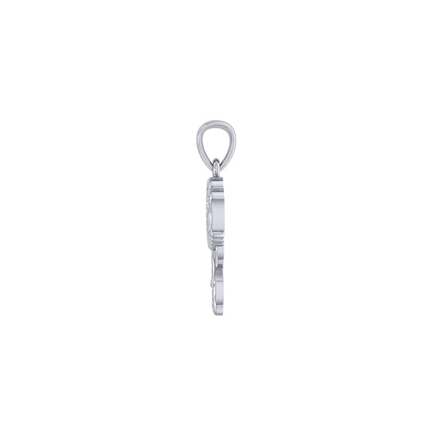 Jellyfish Sterling Silver Pendant TPD6436