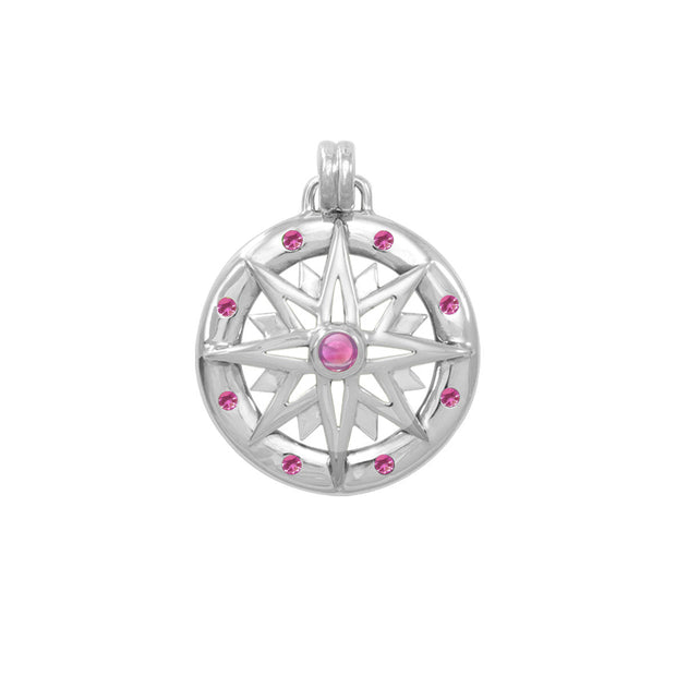 Wander through my compass ~ Sterling Silver Pendant Jewelry and gemstone TPD683