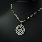 Celtic Knotwork Sterling Silver Pendant TPD728