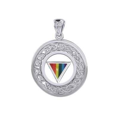 Celtic Knot LGBTQ Pride Pendant TPD729 - Wholesale Jewelry