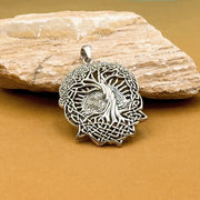 Admiration towards the Tree of Life creation ~ Sterling Silver Pendant by Courtney Davis TPD974