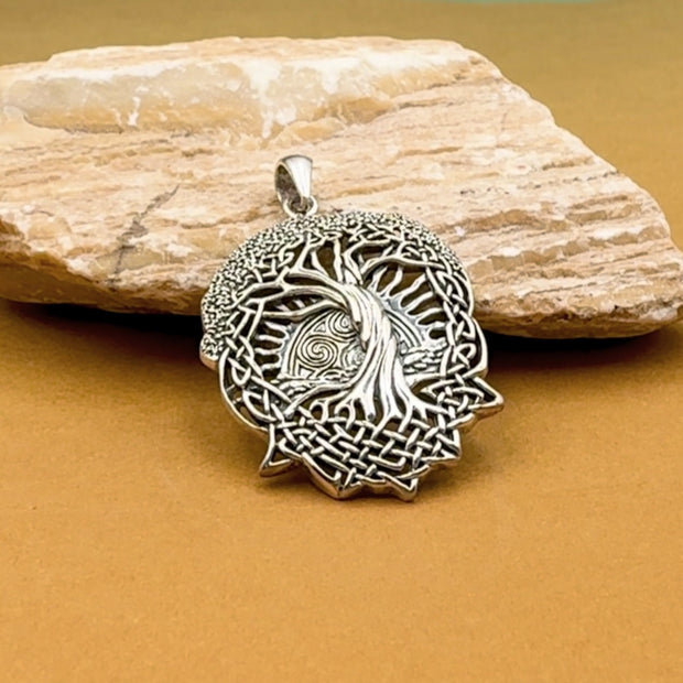 Admiration towards the Tree of Life creation ~ Sterling Silver Pendant by Courtney Davis TPD974