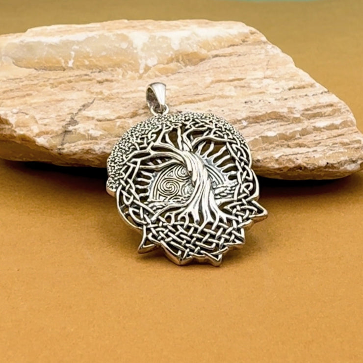 Admiration towards the Tree of Life creation ~ Sterling Silver Pendant by Courtney Davis TPD974