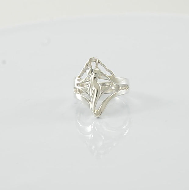Goddess of Sexual Power Sterling Silver Ring TR3683