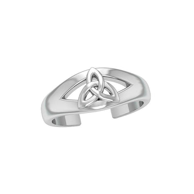 Celtic Triquetra Knot Sterling Silver Toe Ring TR3719