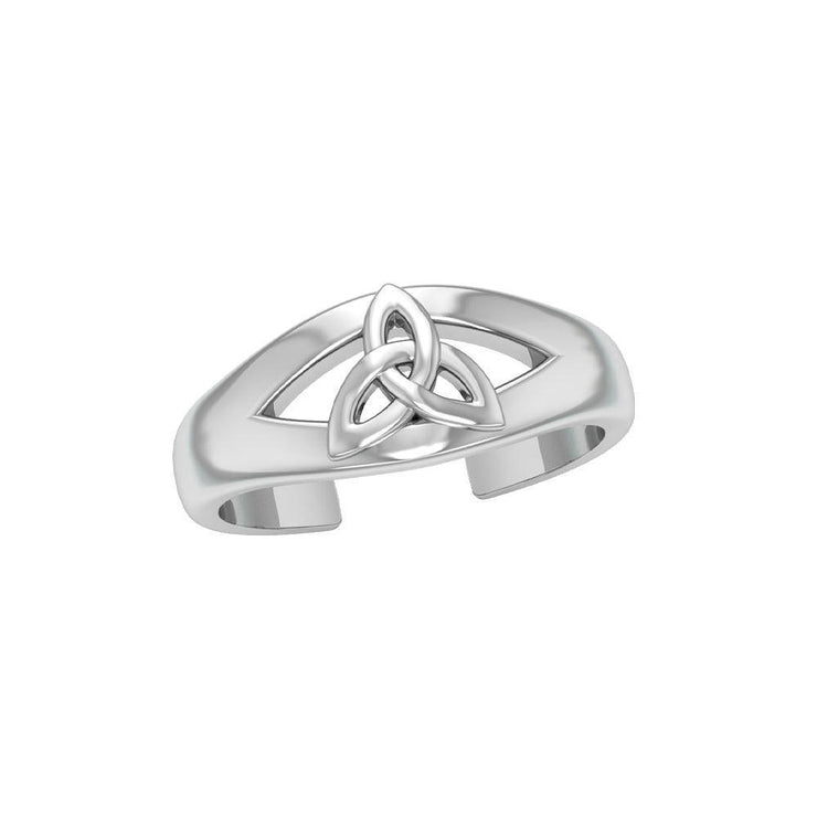 Celtic Triquetra Knot Sterling Silver Toe Ring TR3719 - Wholesale Jewelry