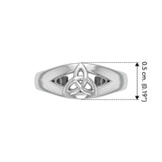 Celtic Triquetra Knot Sterling Silver Toe Ring TR3719