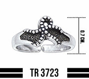 Starfish Sterling Silver Toe Ring TR3723