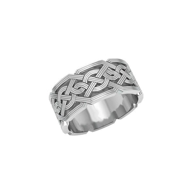 An eternity found again ~ Celtic Knotwork Sterling Silver Ring TR684 - Wholesale Jewelry