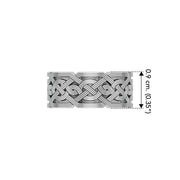 An eternity found again ~ Celtic Knotwork Sterling Silver Ring TR684