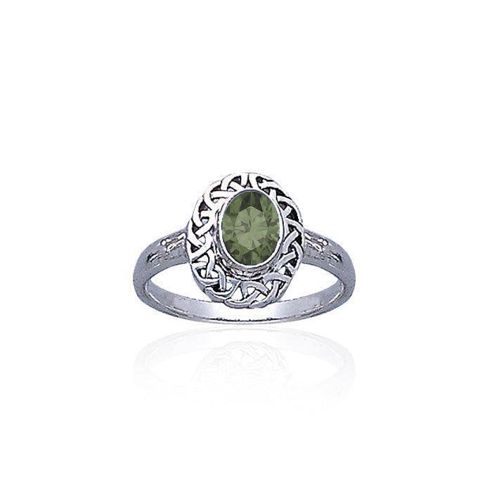 Celtic Knotwork Sterling Silver Ring TR752