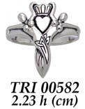 Danu Goddess Silver Ring TRI582