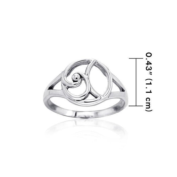 Contemporary Ring TRI1123 - Wholesale Jewelry