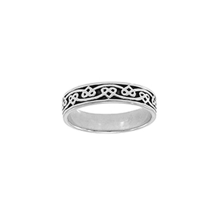 Hearts Sterling Silver Ring TRI1372