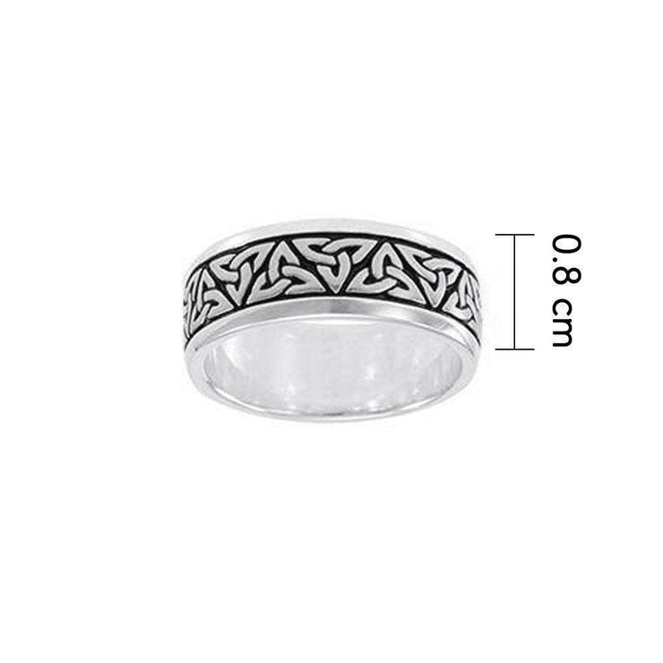 Trinity Knot Sterling Silver Ring TRI1583