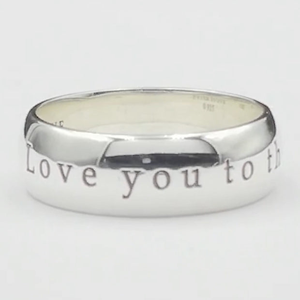 Plain Ring TRI1651 Custom Word