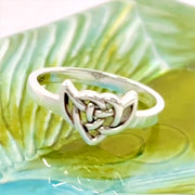 Celtic Knotwork Silver Ring TRI2166