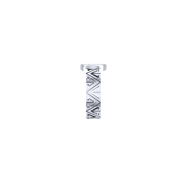 Recovery Silver Band Ring TRI2269