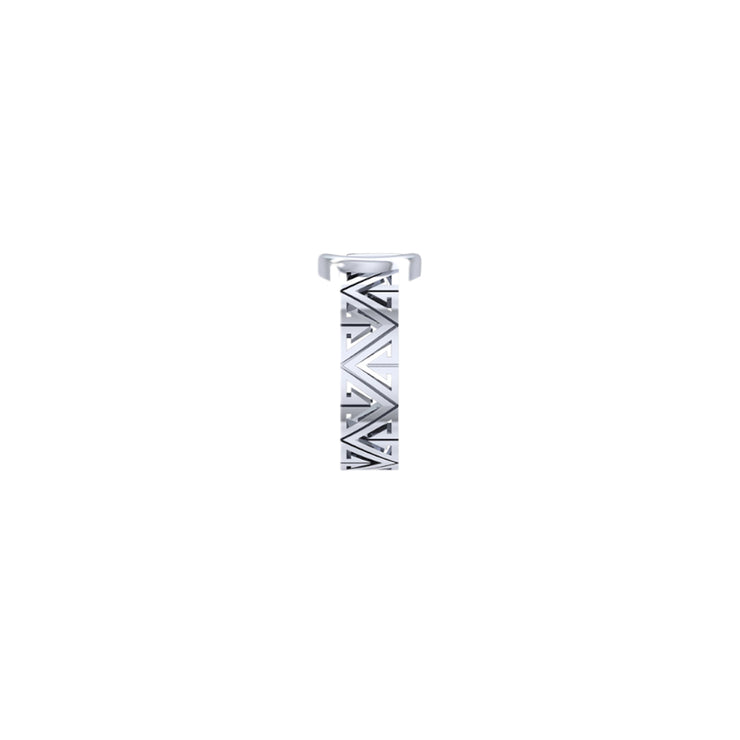Recovery Silver Band Ring TRI2269