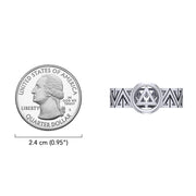 Recovery Silver Band Ring TRI2269