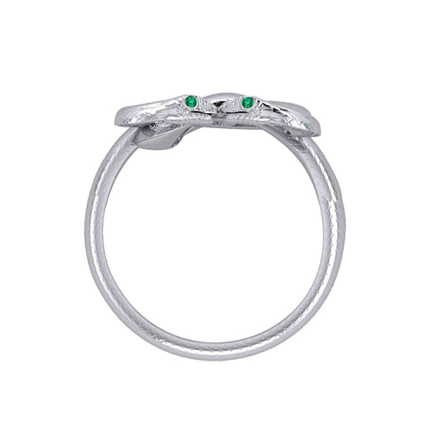 Sterling silver Tight in the knot snaking ring Oberon & Rhiannon Zell wedding Men rings Designed by Oberon Zell TRI2469 - Wholesale Jewelry