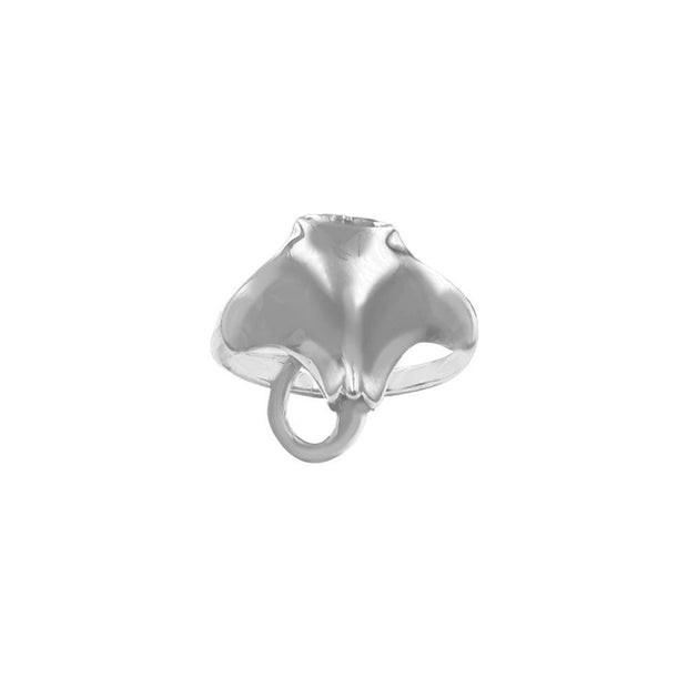 Single Manta Ray Sterling Silver Ring by DiveSilver TRI2500 - Wholesale Jewelry