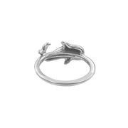 Small Whale Shark Sterling Silver Ring by DiveSilver TRI2501 - Wholesale Jewelry