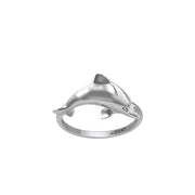 Jumping Dolphin Sterling Silver Ring by DiveSilver TRI2505