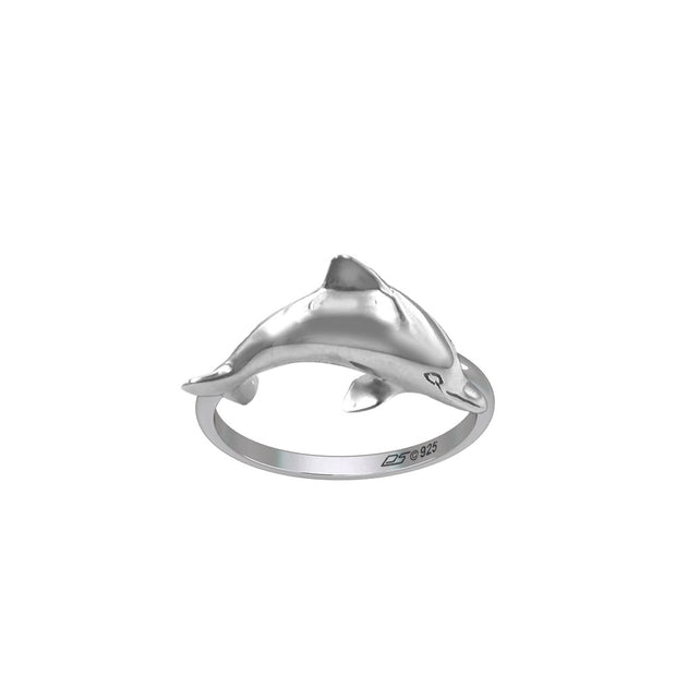 Jumping Dolphin Sterling Silver Ring by DiveSilver TRI2505