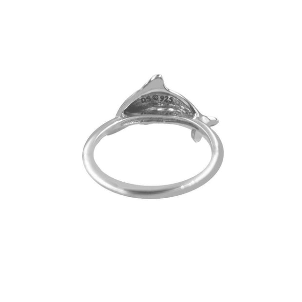 Jumping Dolphin Sterling Silver Ring by DiveSilver TRI2505 - Wholesale Jewelry