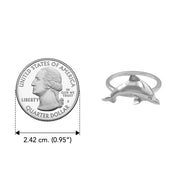 Jumping Dolphin Sterling Silver Ring by DiveSilver TRI2505