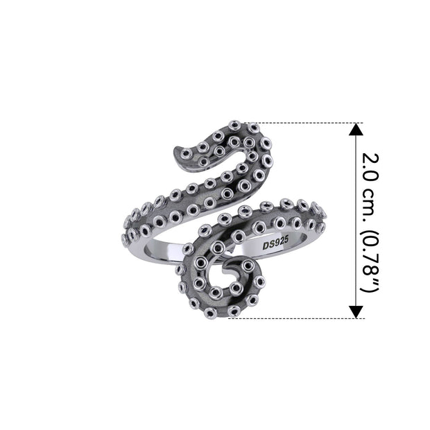 Tentacle Sterling Silver Ring TRI2522