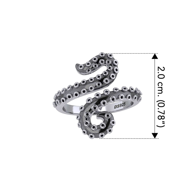 Tentacle Sterling Silver Ring TRI2522