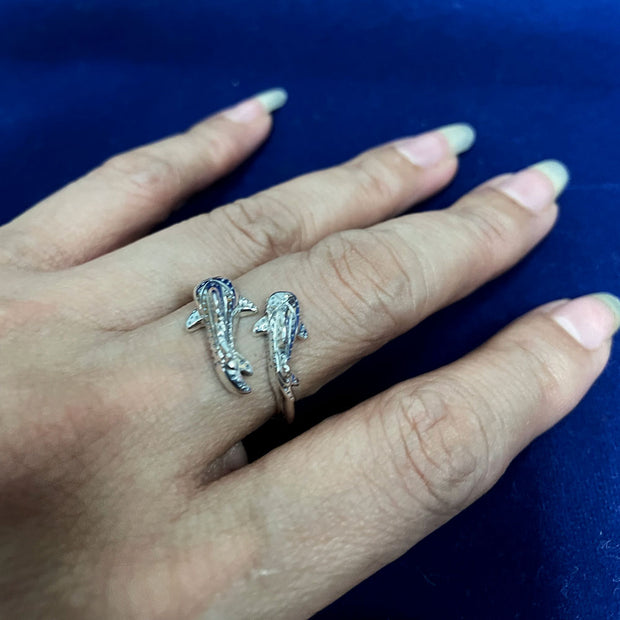 Whale Shark With Baby Wrap Ring TRI2527