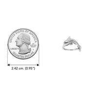 Small Dolphin Sterling Silver Ring by DiveSilver TRI2542